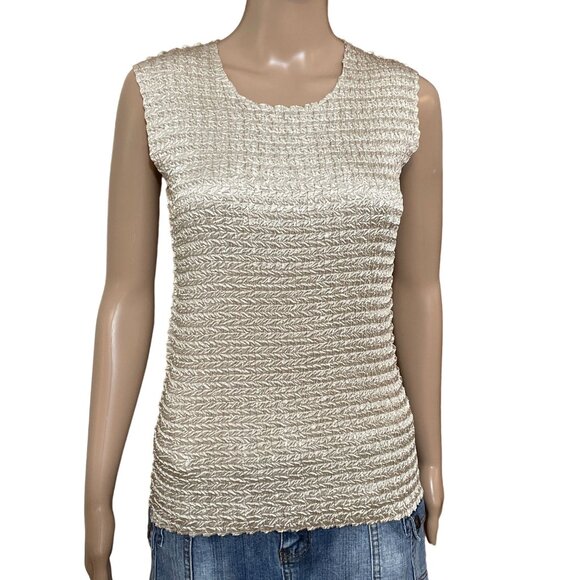 Nicola Gold Blouse Size Medium - Picture 1 of 3